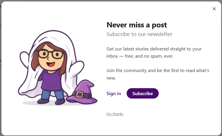 Meet the Spectral Web Services Popup tool